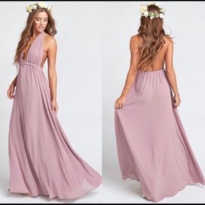 NWT show me your Mumu Luna halter dress